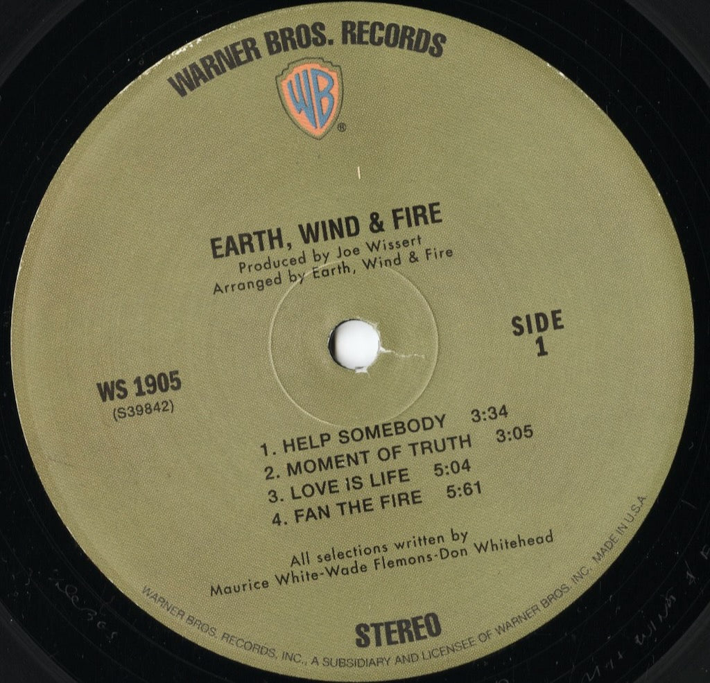 Earth Wind & Fire - Earth Wind And Fire (WS 1905) LP 2010's US Warner｜中古LP