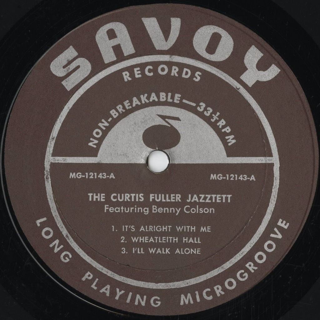 Curtis Fuller - The Curtis Fuller Jazztet LP US Savoy リー