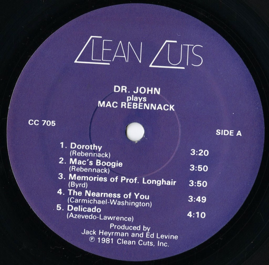 Dr. John / ドクター・ジョン / Plays Mac Rebennack (CC 705