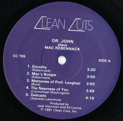 Dr. John / ドクター・ジョン / Plays Mac Rebennack (CC 705)