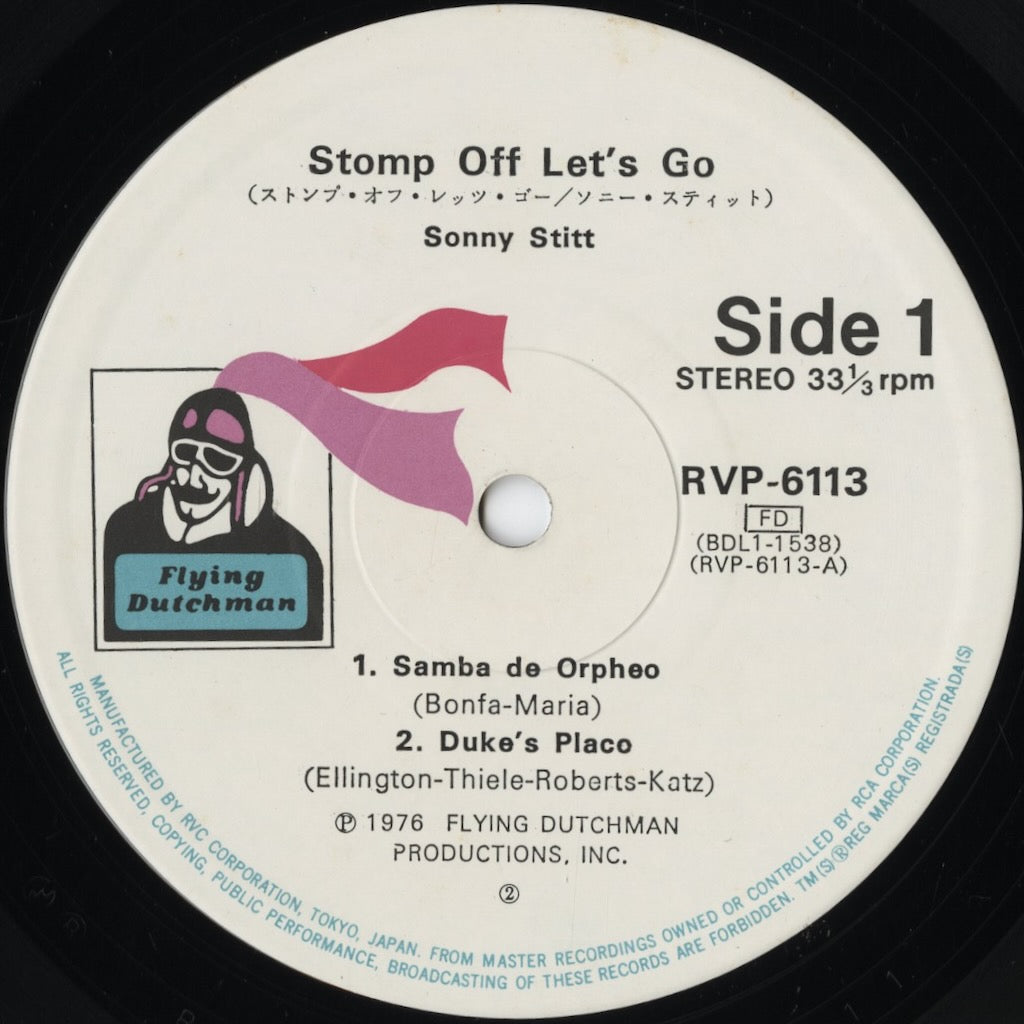 Sonny Stitt - Stomp Off Let's Go (RVP-6113) LP 1976 JPN Flying Dutchman｜中古LP