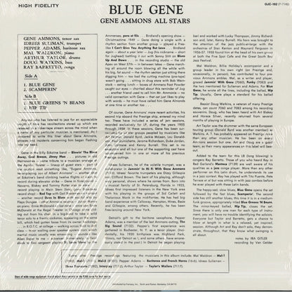 Gene Ammons / ジーン・アモンズ / Blue Gene (OJC-192)