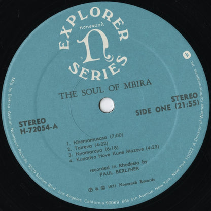 The Soul Of Mbira / Traditions Of The Sahara People of Rhodesia (H-72054)