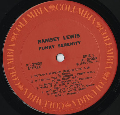 Ramsey Lewis - Funky Serenity (KC 32030) LP 1973 US Columbia｜中古LP