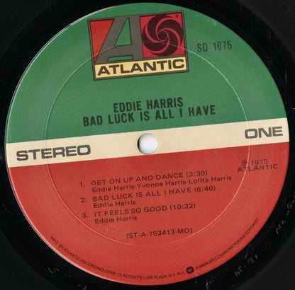 Eddie Harris / エディ・ハリス / Bad Luck Is All I Have (SD 1675)