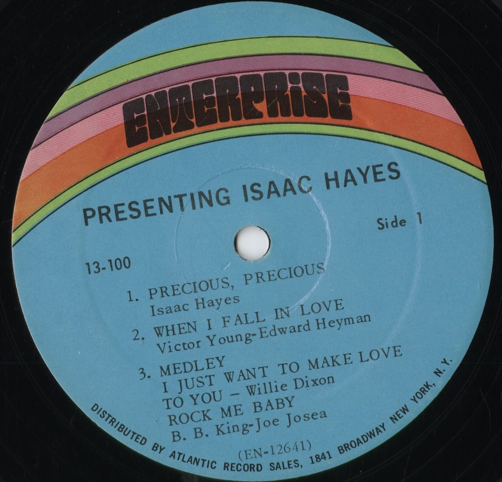 Isaac Hayes - Presenting (13-100) 1968 US Enterprise｜中古LP