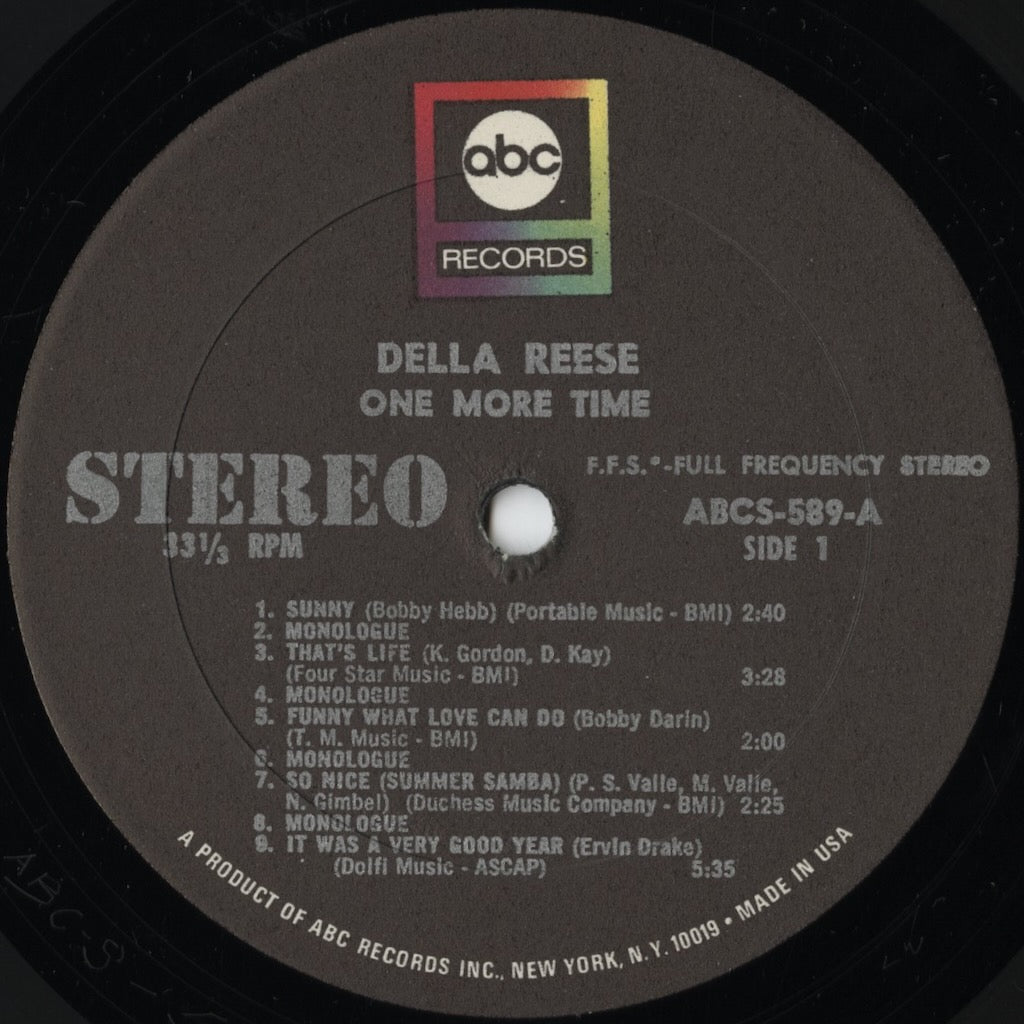 Della Reese / デラ・リース / One More Time! (ABCS-589)