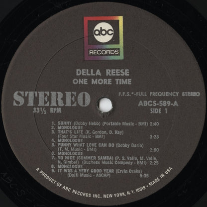 Della Reese / デラ・リース / One More Time! (ABCS-589)