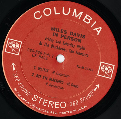 Miles Davis / マイルス・デイヴィス / In Person Friday And Saturday Nights At The Blackhawk, Complete (C2S 820) US盤