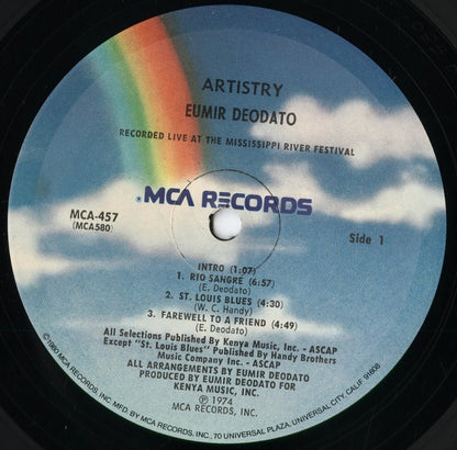 Deodato - Artistry (MCA-457) 1980 US MCA｜中古LP
