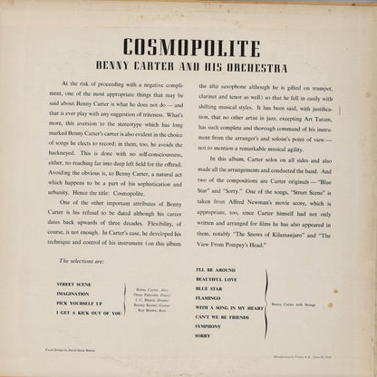 Benny Carter / ベニー・カーター / Cosmopolite (MV 2635)
