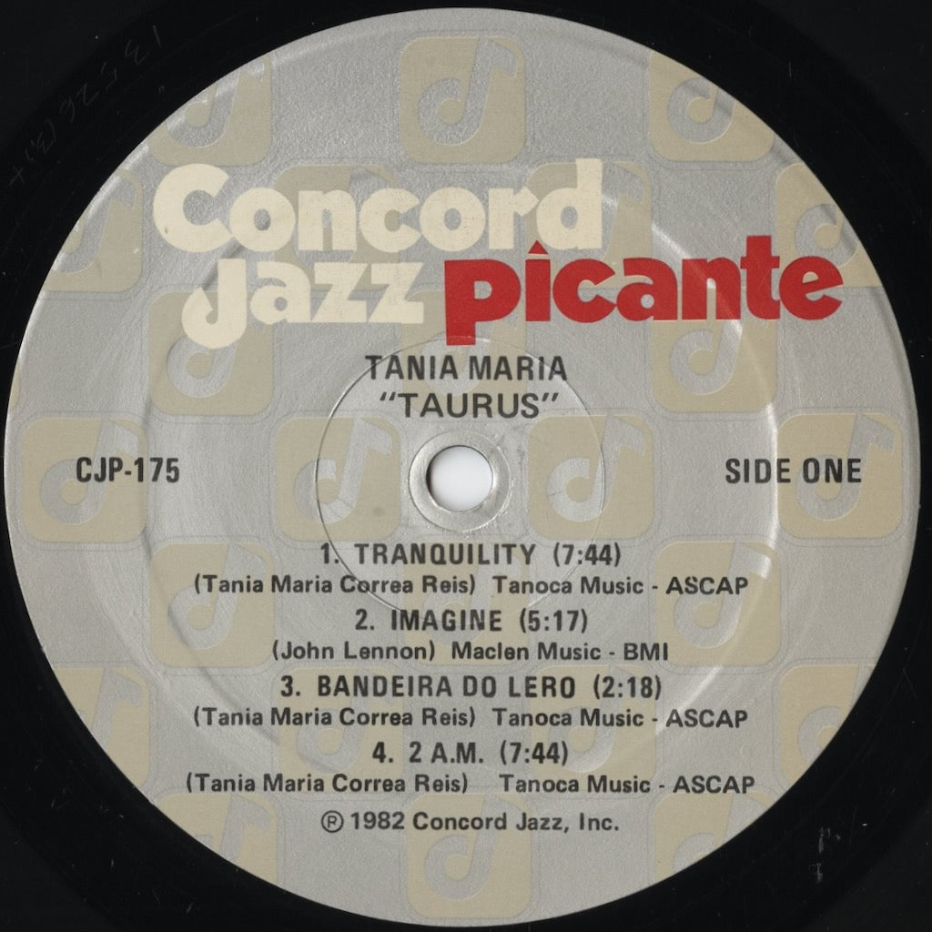 Tania Maria – Taurus (CJP-175) LP 1982 US Concord Jazz Picante | 中古LP