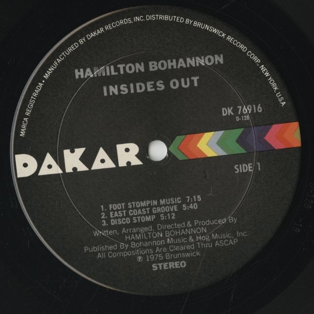 Bohannon / ボハノン / Insides Out (DK76916)