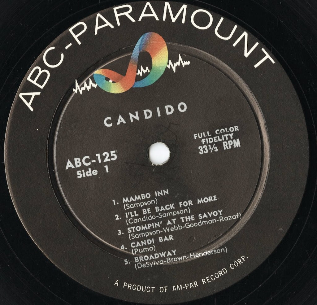Candido - Candido (ABC-125) LP 1956 US ABC-Paramount｜中古LP
