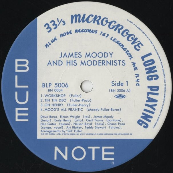 James Moody / ジェームス・ムーディ / James Moody And His Modernists (BN 0004) –  VOXMUSIC WEBSHOP