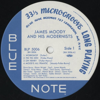 James Moody / ジェームス・ムーディ / James Moody And His Modernists (BN 0004)