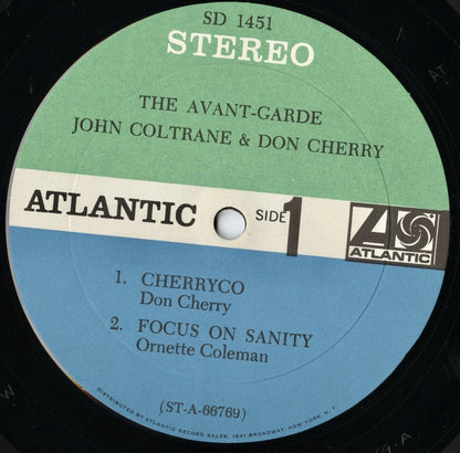 John Coltrane, Don Cherry / ジョン・コルトレーン ドン・チェリー / The Avant-Garde (SD 1451) STEREO盤