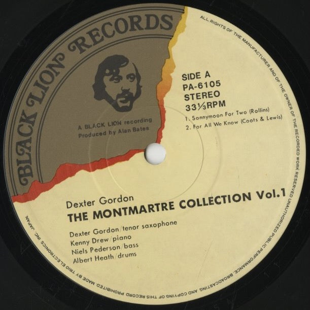 Dexter Gordon / デクスター・ゴードン / The Montmartre Collection Vol. 1 (PA-6105)