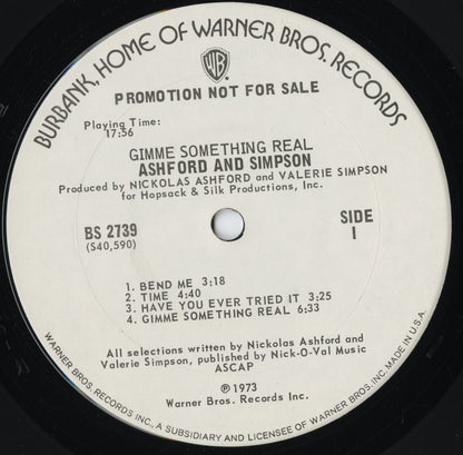 Ashford & Simpson / アシュフォード・アンド・シンプソン / Gimme Something Real (BS 2739)