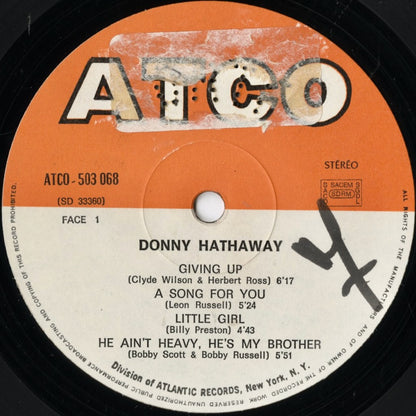 Donny Hathaway / ダニー・ハサウェイ / Donny Hathaway (1971) (503 068)