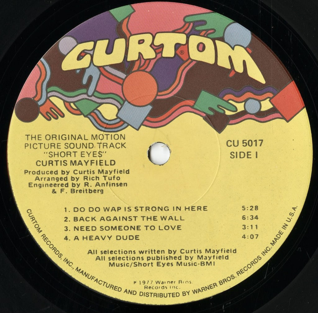 Curtis Mayfield / カーティス・メイフィールド / Short Eyes -OST (CU 5017)