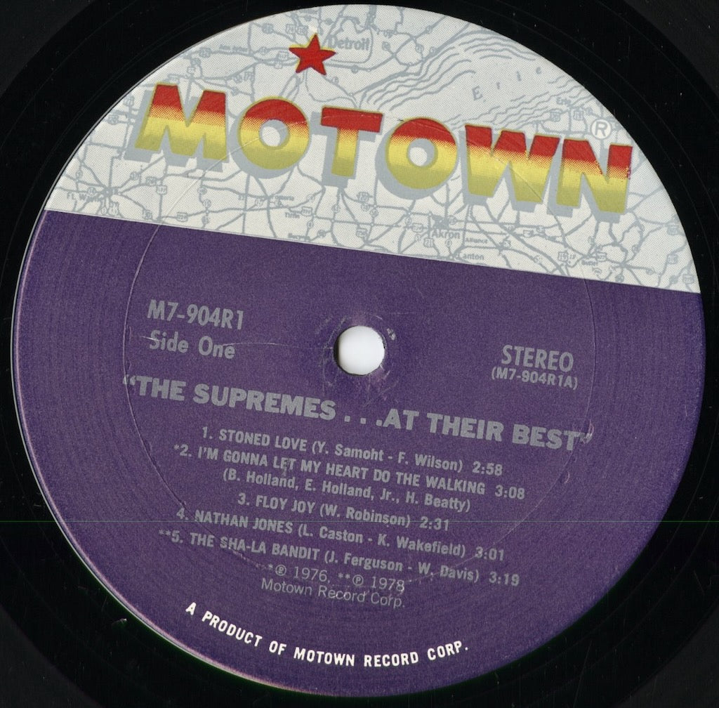 The Supremes - The Supremes At Their Best (M7-904R1) 1978 US Motown｜中古LP