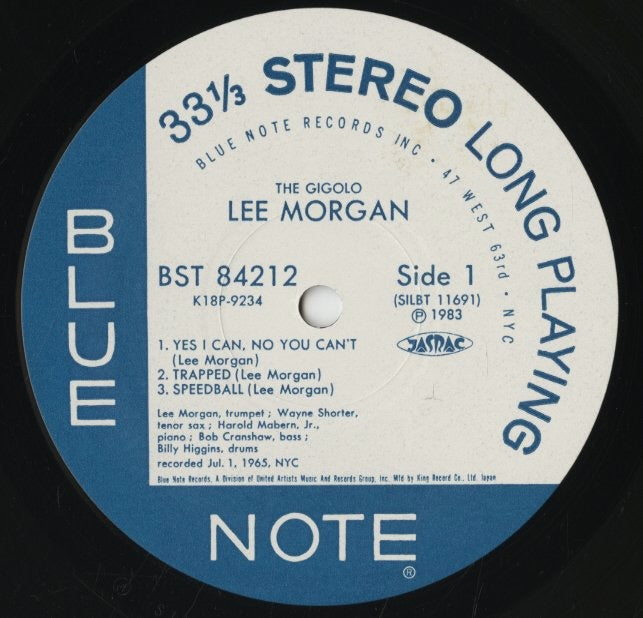 Lee Morgan / リー・モーガン / The Gigolo (K18P-9234)