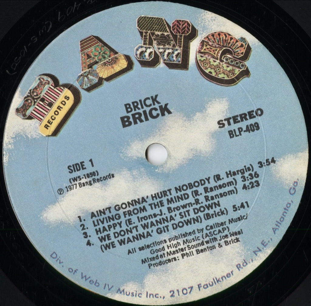 Brick - Brick (BLP-409) 1977 US Bang｜中古LP