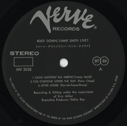 Jimmy Smith / ジミー・スミス / Root Down (MV 2808)