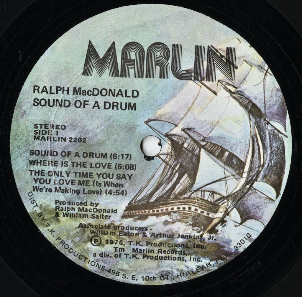 Ralph MacDonald / ラルフ・マクドナルド / Sound Of A Drum (MARLIN 2202)