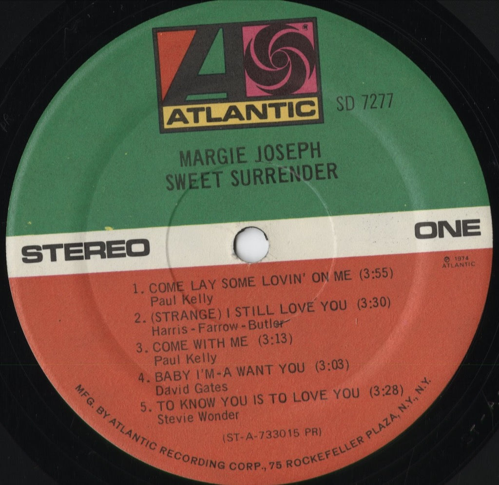 マージー・ジョセフ / Margie Joseph『Sweet Surrender』(SD 7277) 74