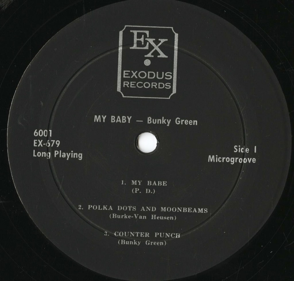 Bunky Green - My Babe (EX-6001) 1966 US Exodus｜中古LP