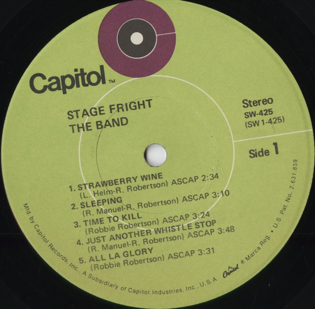 SW425 The Band / Stage Fright 中古レコード 通販 – VOXMUSIC WEBSHOP