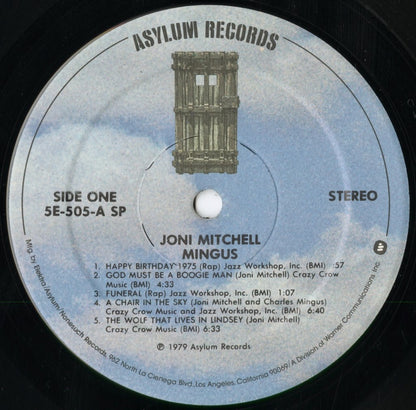Joni Mitchell - Mingus (5E-505) 1979 US Asylum｜中古LP