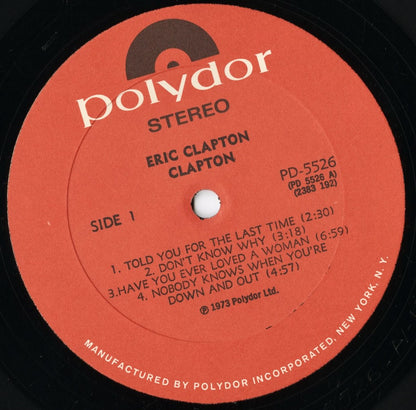 Eric Clapton / エリック・クラプトン / Clapton (PD 5526)