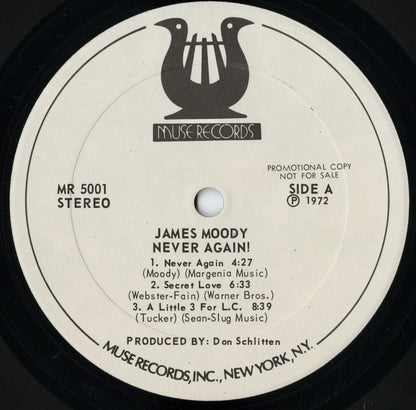 James Moody - Never Again! (MR5001) LP 1972 US Muse｜中古LP