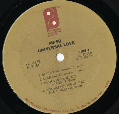 MFSB - Universal Love (KZ 33158) LP 1975 US Philadelphia International｜中古LP