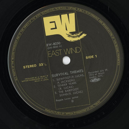 Reggie Lucas / レジー・ルーカス / Survival Themes (EW-8030)
