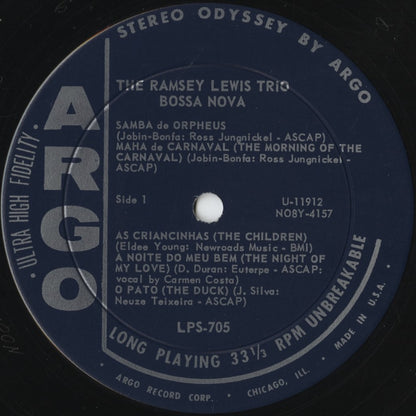 Ramsey Lewis – Bossa Nova (LPS 705) LP 1962 US Cadet | 中古LP