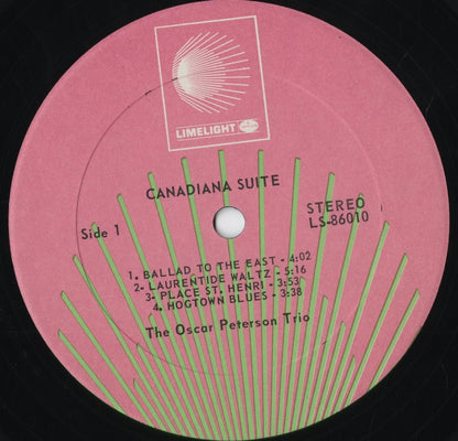 Oscar Peterson - Canadiana Suite (LS86010) 1965 US Limelight｜中古LP