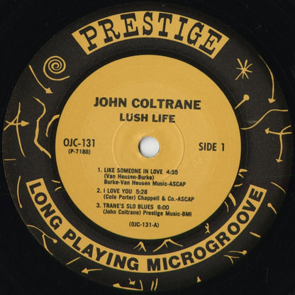 John Coltrane - Lush Life (OJC-131) 1984 US OJC｜中古LP