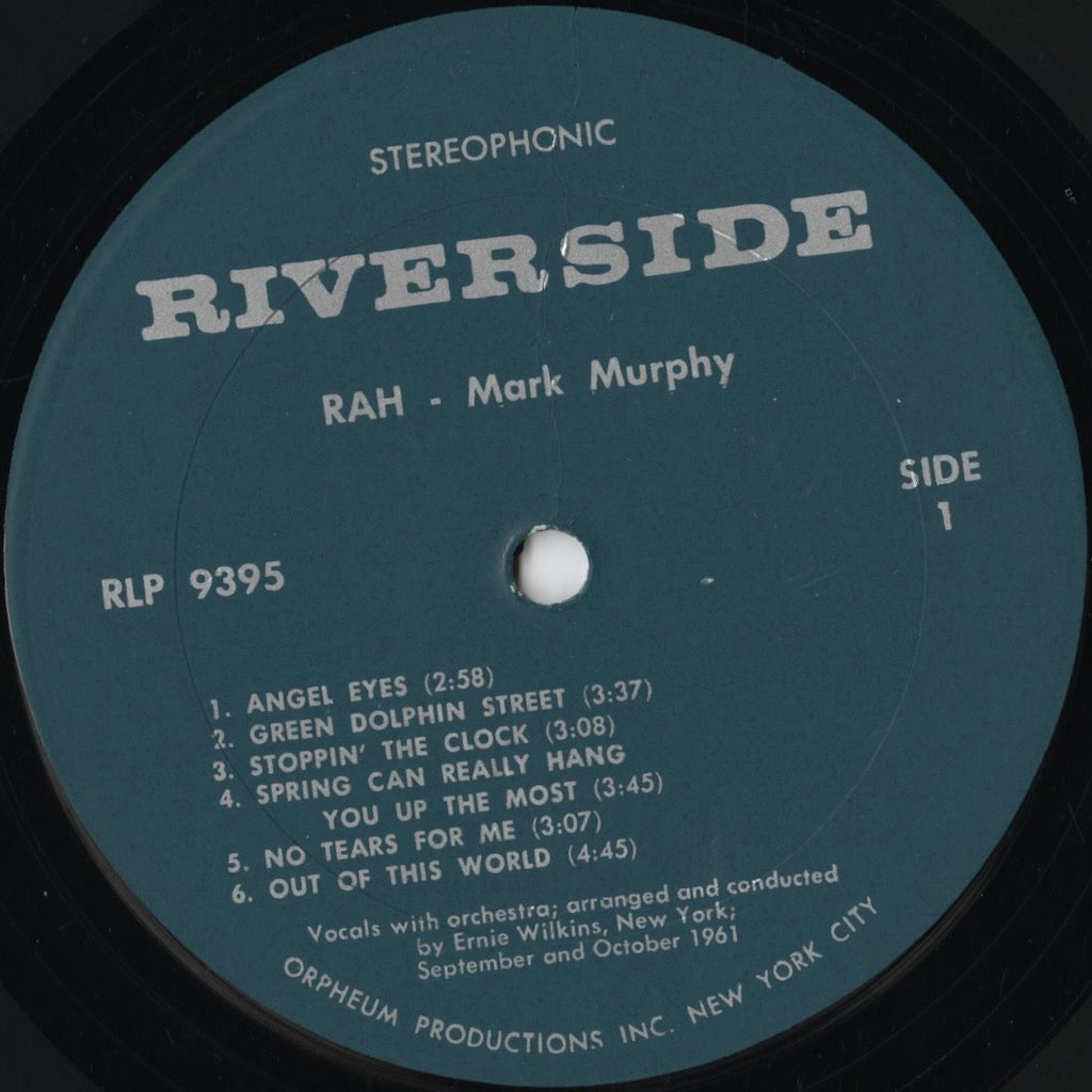 Mark Murphy / マーク・マーフィ / Rah (RLP 395) Orpheum Productions