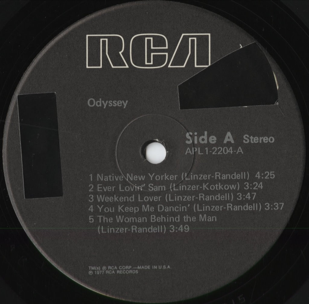 Odyssey - Odyssey (APL1-2204) 1977 US RCA｜中古LP