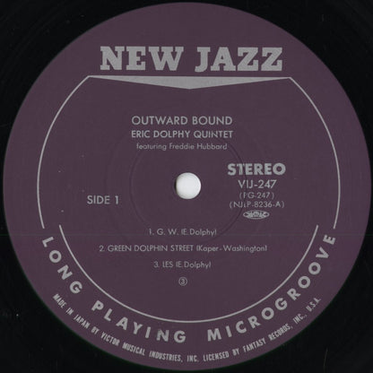 Eric Dolphy - Outward Bound (VIJ-247) 1984 JPN New Jazz - Victor｜中古LP