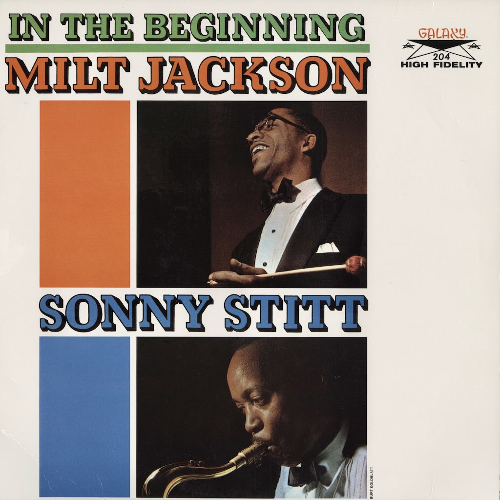 Milt Jackson & Sonny Stitt – In The Beginning (OJC-1771) 1991 US Galax ...