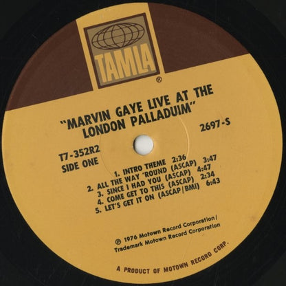Marvin Gaye / マーヴィン・ゲイ / Live At The London Palladium (T7-352R2)