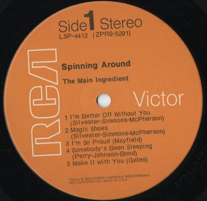 The Main Ingredient - Spinning Around (LSP-4412) 1970 US RCA Victor｜中古LP