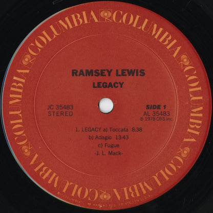 Ramsey Lewis - Legacy (JC 35483) 1978 US Columbia｜中古LP