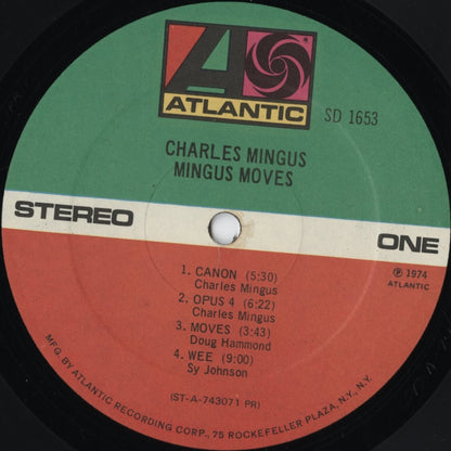 Charles Mingus / チャールズ・ミンガス / Mingus Moves (SD 1653)