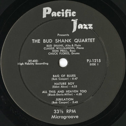 Bud Shank / バド・シャンク / Bud Shank (1956) (PJ-1215)